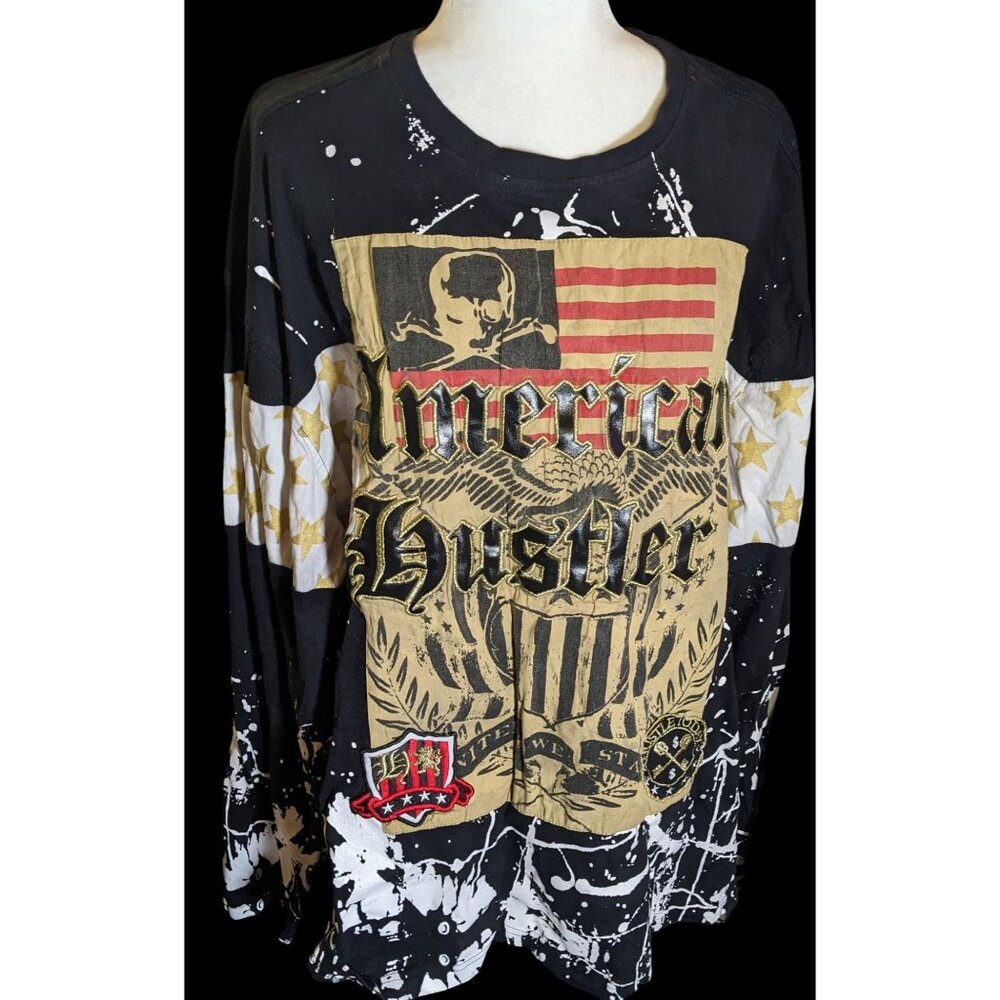 Smith & Graham Hustle Today Live Wealthy Tomorrow Long Sleeve Shirt